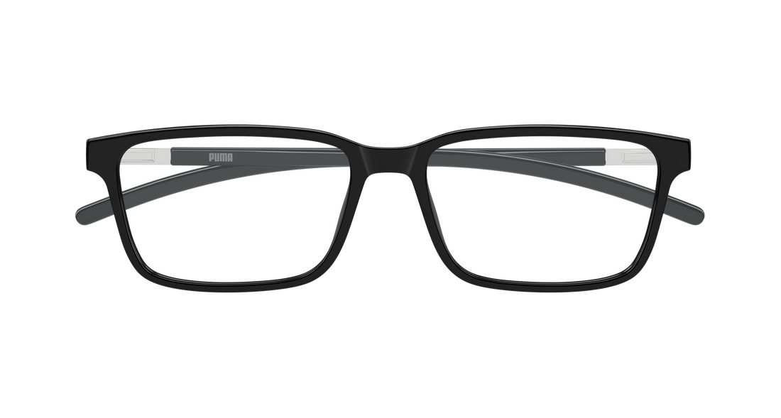 Occhiali da vista puma pu0539o 001 negro rectangular / squared masculino taglia 55mm - Vista dettagliata