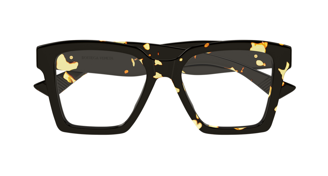 Prescription glasses bottega veneta bv1458o 002 havana rectangular / squared femenino size 52mm - Detailed view