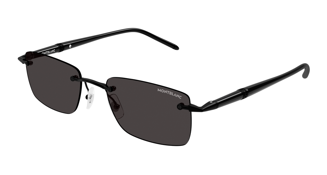 Sonnenbrillen montblanc mb0344s 011 negro rectangular / squared masculino größe 54mm - Hauptansicht