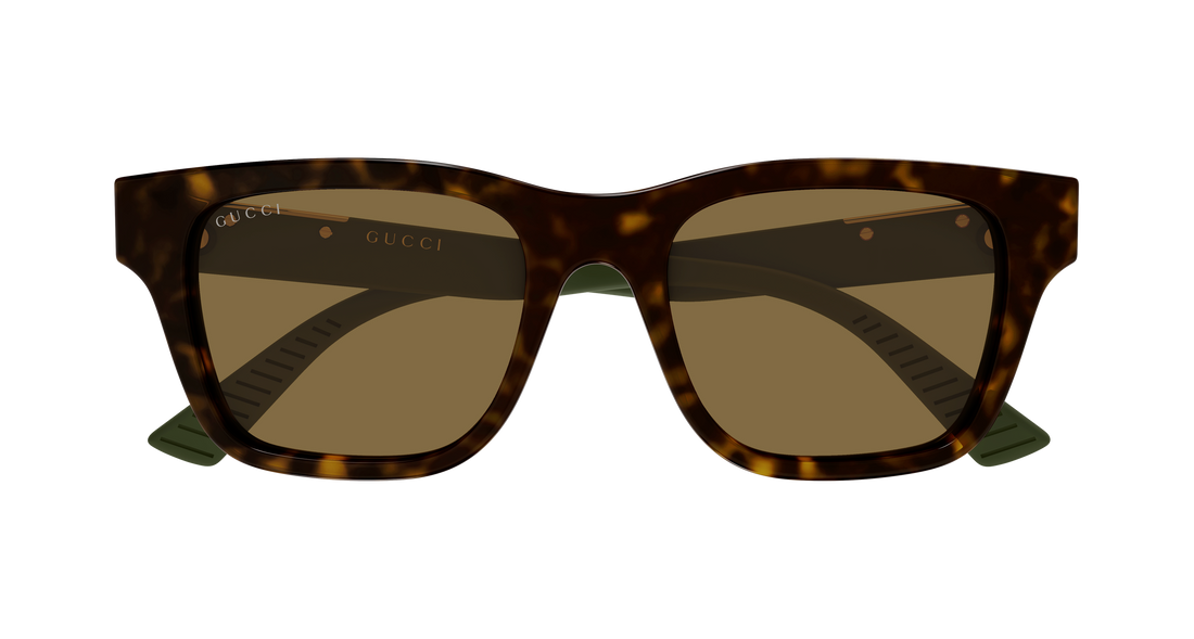Sunglasses gucci gg2089s 004 havana rectangular / squared masculino size 52mm - Detailed view