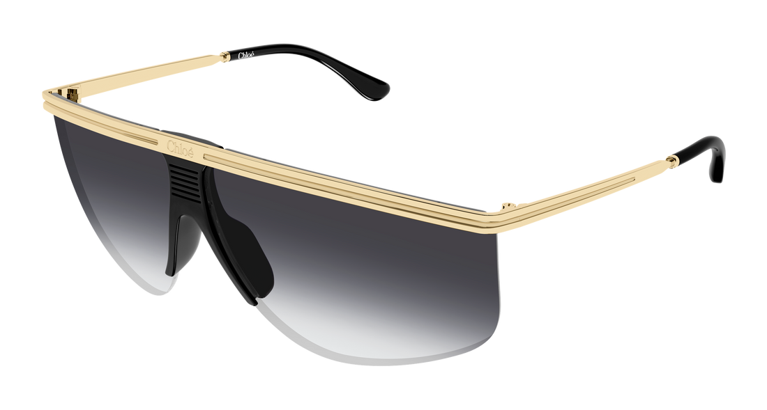 Lunettes de soleil chloé ch0415s 001 dorado pilot/navigator femenino taille 65mm - Vue principale