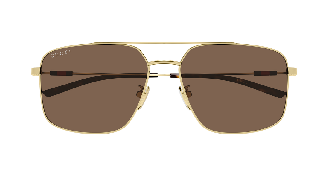 Sunglasses gucci gg2096sa 004 dorado rectangular / squared masculino size 59mm - Detailed view