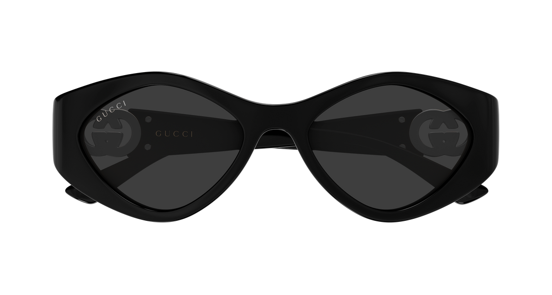 Sonnenbrillen gucci gg2121s 002 negro geometrical/directional femenino größe 52mm - Detailansicht