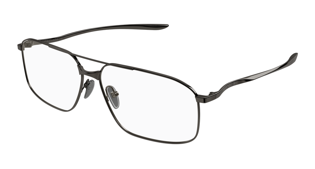 Prescription glasses balenciaga bb0495o 003 gris pilot/navigator masculino size 61mm - Main view