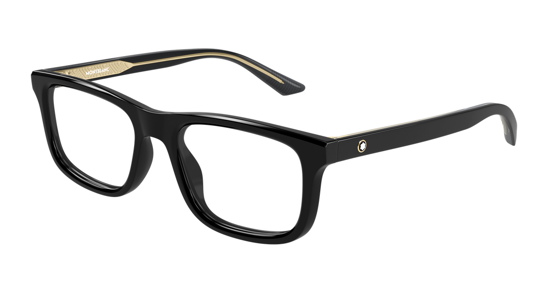 Occhiali da vista montblanc mb0457o 006 negro rectangular / squared masculino taglia 57mm - Vista principale