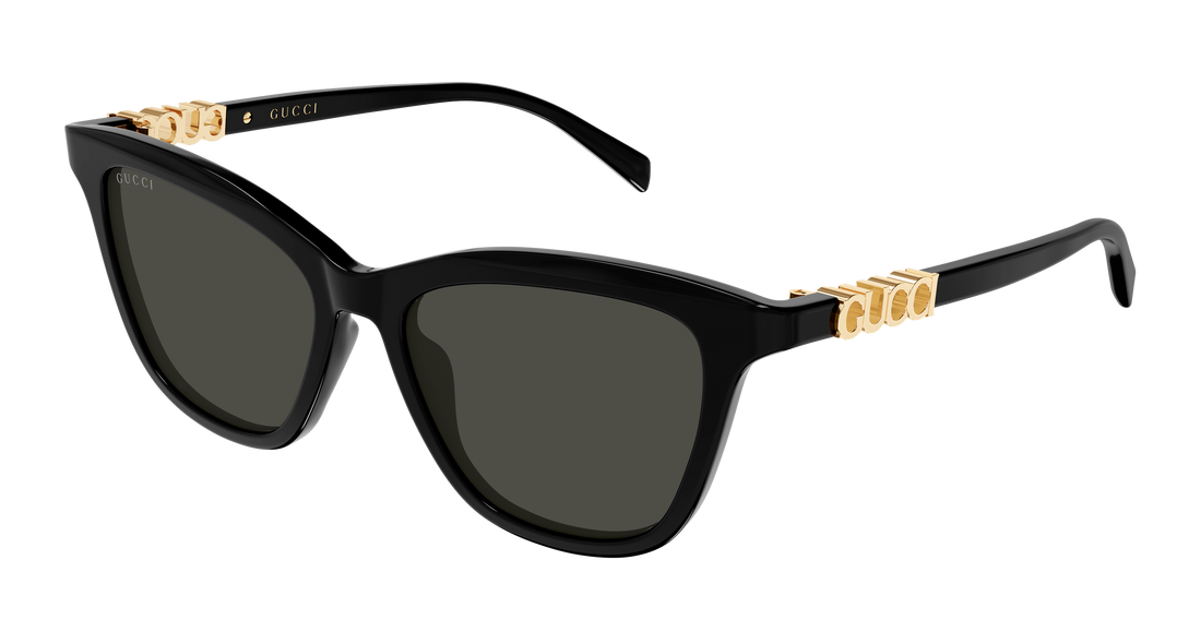 Sunglasses gucci gg2032s 001 negro cat eye femenino size 52mm - Main view