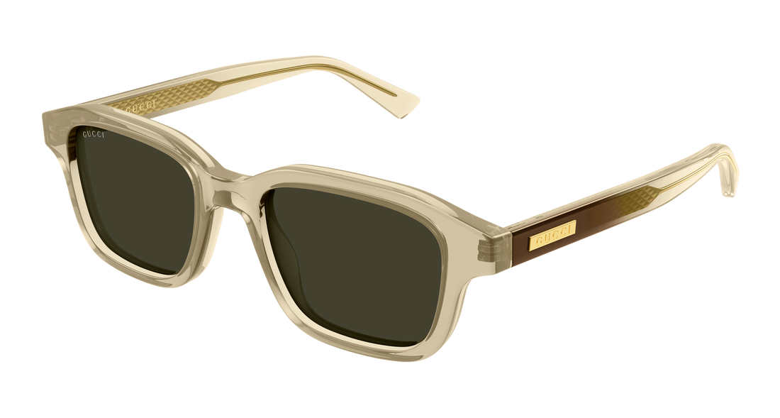 Lunettes de soleil gucci gg2247s 004 beige rectangular / squared masculino taille 49mm - Vue principale