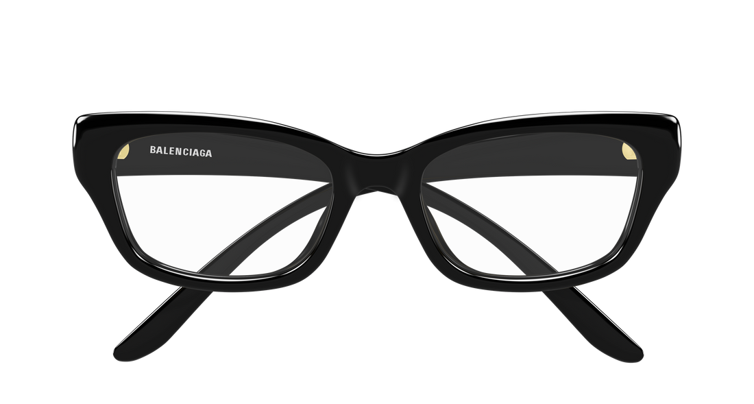 Brillen balenciaga bb0518o 001 negro rectangular / squared femenino größe 54mm - Detailansicht