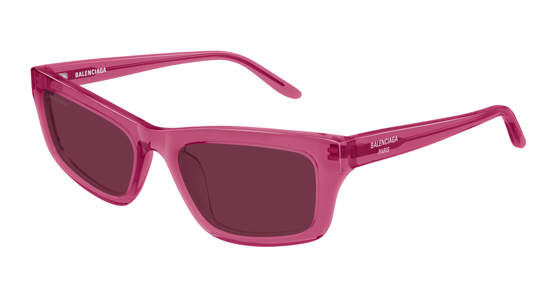 Lunettes de soleil balenciaga bb0527s 004 rosa cat eye femenino taille 56mm - Vue principale