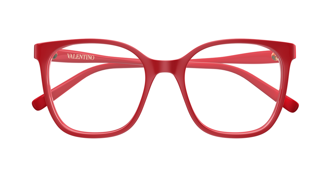 Occhiali da vista valentino vg0019o 003 rojo rectangular / squared femenino taglia 53mm - Vista dettagliata