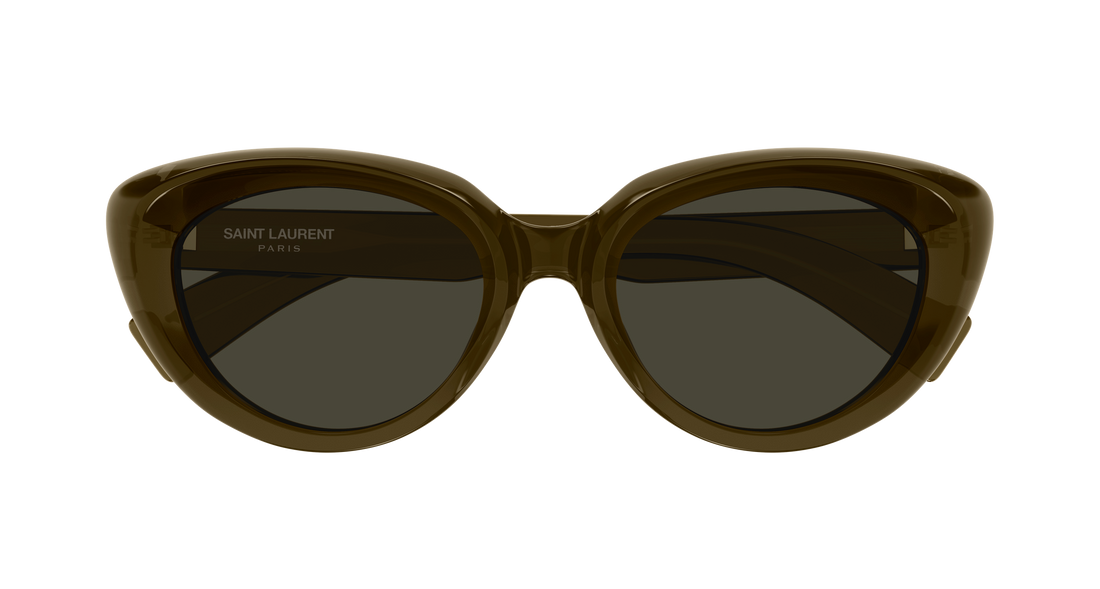 Sonnenbrillen saint laurent sl 859 009 marron cat eye femenino größe 53mm - Detailansicht