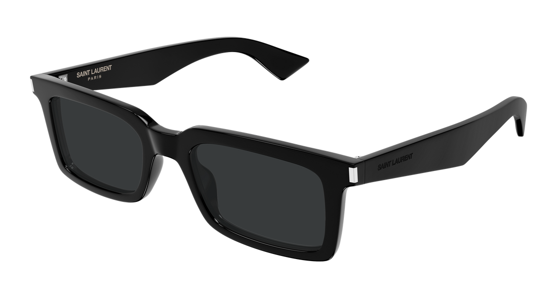 Lunettes de soleil saint laurent sl 860 001 negro rectangular / squared masculino taille 52mm - Vue principale