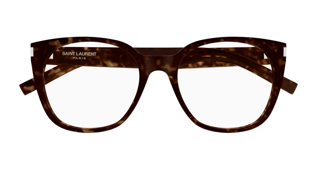 Gafas graduadas saint laurent sl 897 002 havana cat eye femenino talla 55mm - Vista de detalle