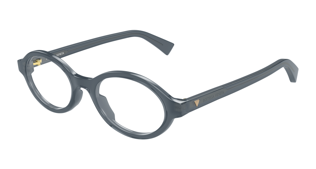 Prescription glasses bottega veneta bv1367o 006 gris round/oval/panthos femenino size 50mm - Main view