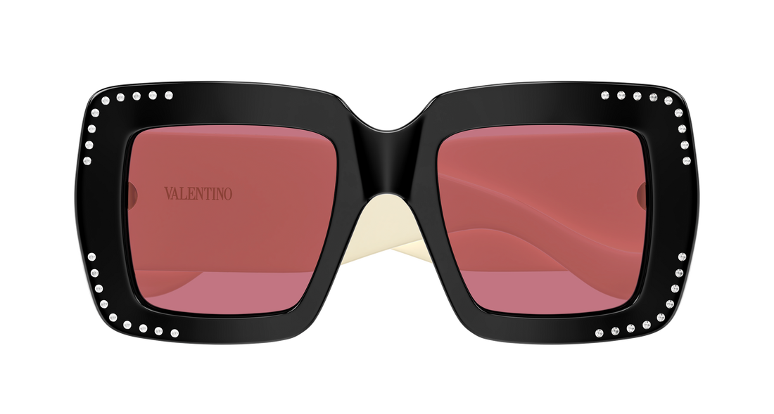 Lunettes de soleil valentino vg0056s 003 negro rectangular / squared femenino taille 51mm - Vue détaillée