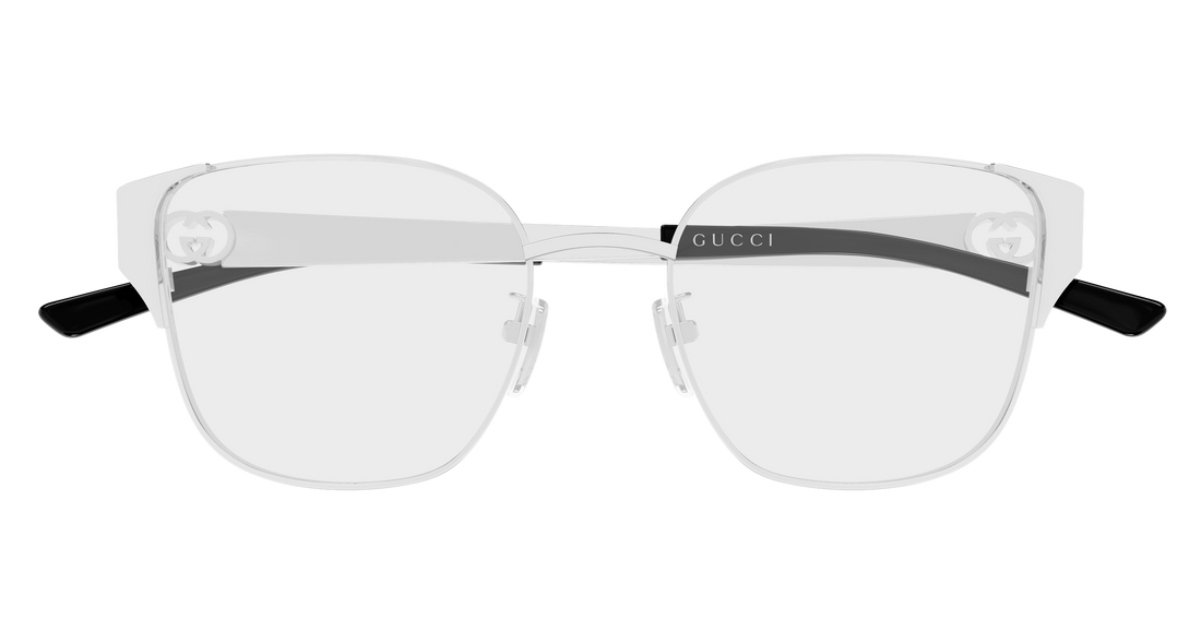 Lunettes de vue gucci gg2199ol 005 plateado geometrical/directional femenino taille 53mm - Vue détaillée