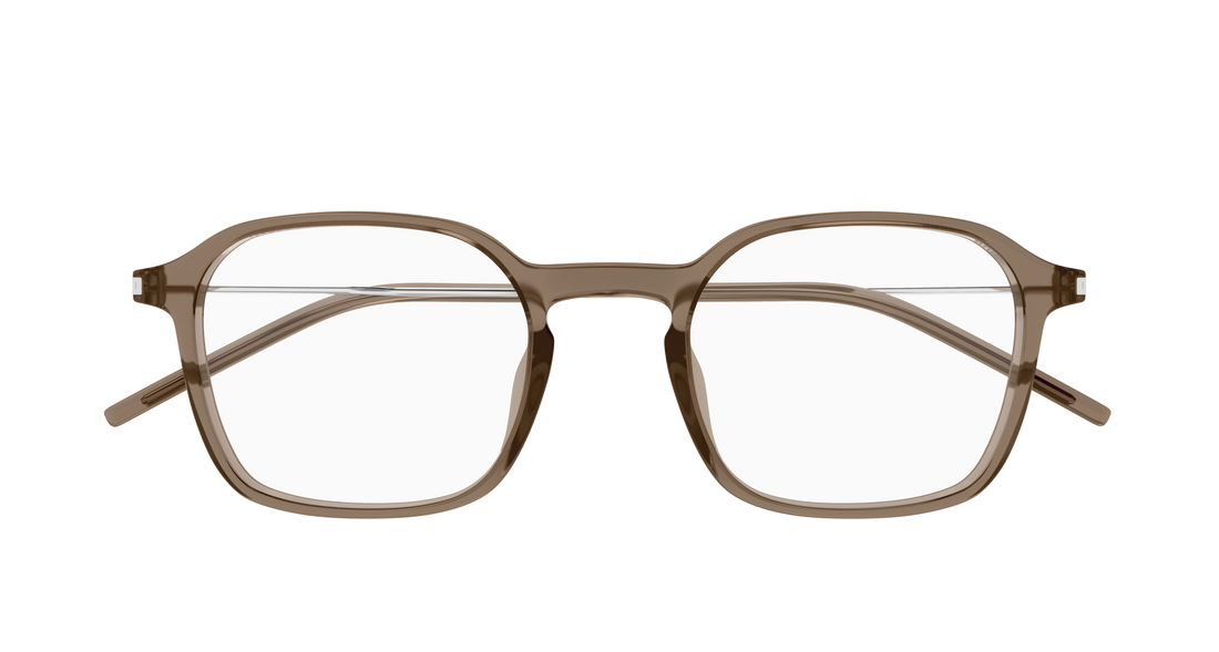 Lunettes de vue saint laurent sl 954 003 marron rectangular / squared masculino taille 49mm - Vue détaillée