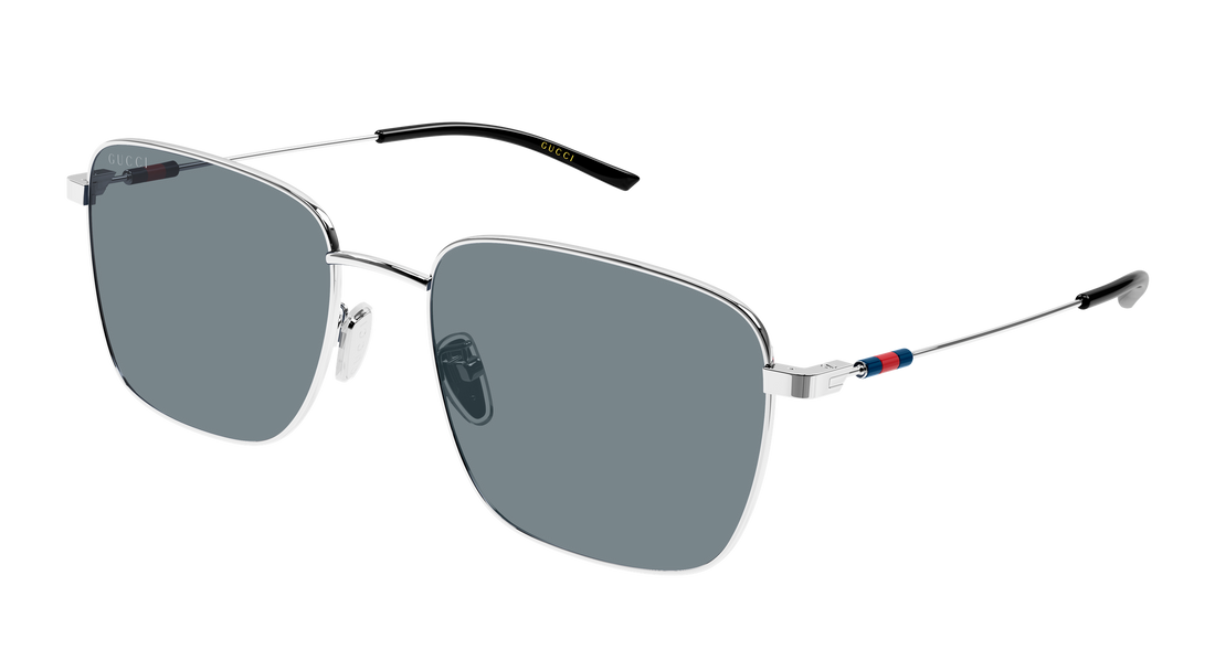 Sunglasses gucci gg2097sk 003 plateado rectangular / squared masculino size 58mm - Main view