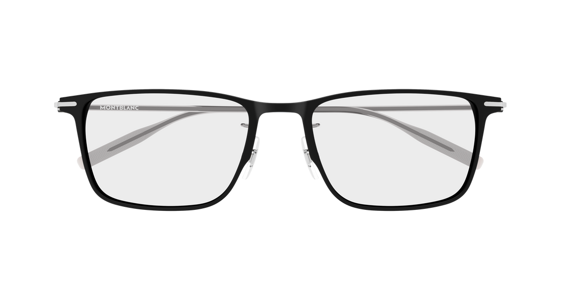 Brillen montblanc mb0506ol 002 negro rectangular / squared masculino größe 56mm - Detailansicht