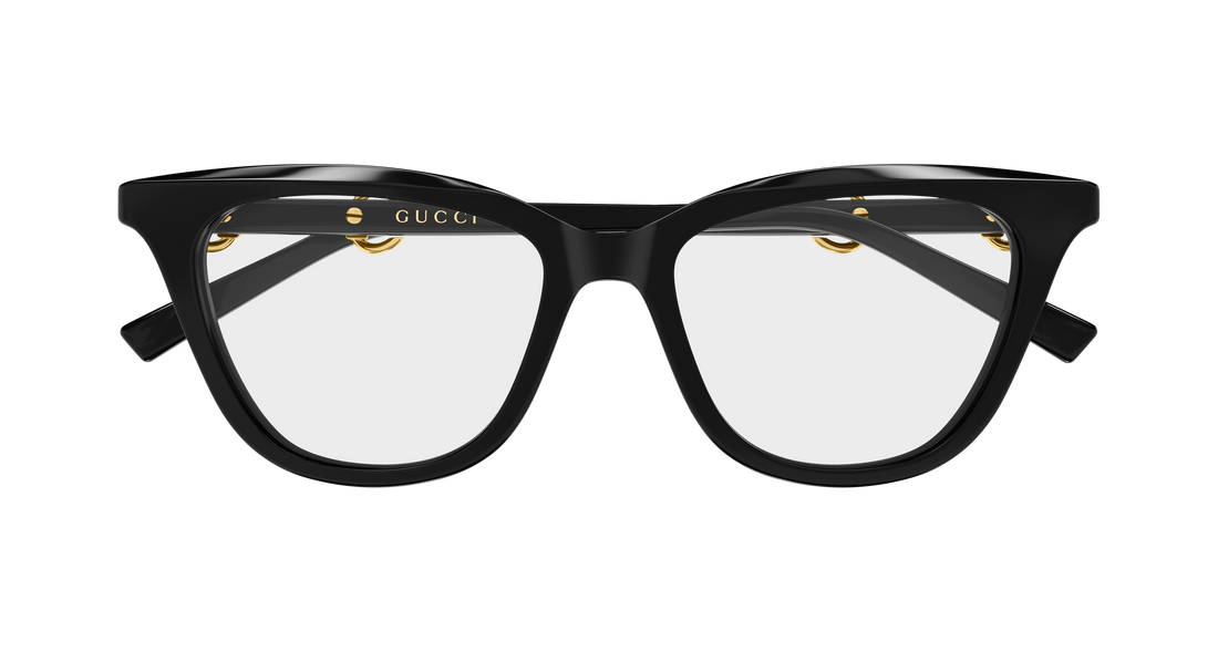 Brillen gucci gg2218o 005 negro cat eye femenino größe 52mm - Detailansicht