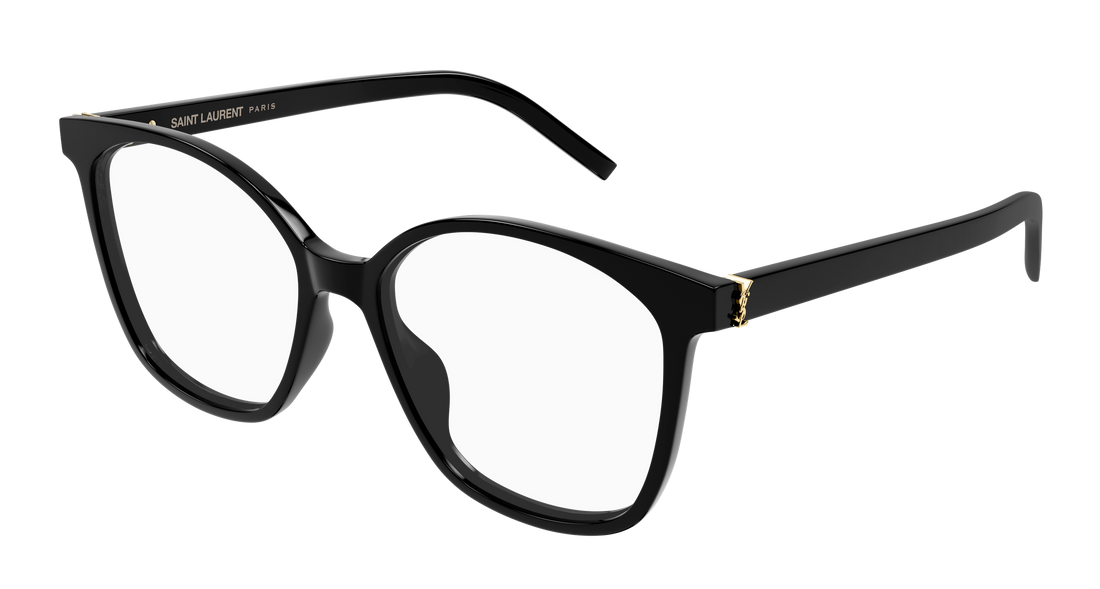 Gafas graduadas saint laurent sl m162 001 negro round/oval/panthos femenino talla 55mm - Vista principal