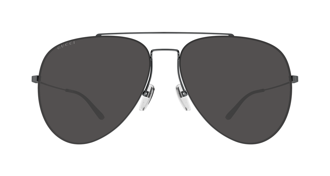 Sonnenbrillen gucci gg2255s 001 plateado pilot/navigator masculino größe 60mm - Detailansicht