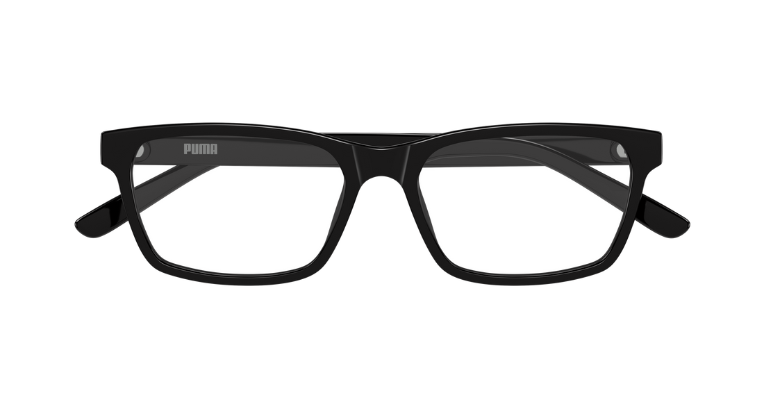 Gafas graduadas puma pu0528o 001 negro rectangular / squared masculino talla 56mm - Vista de detalle