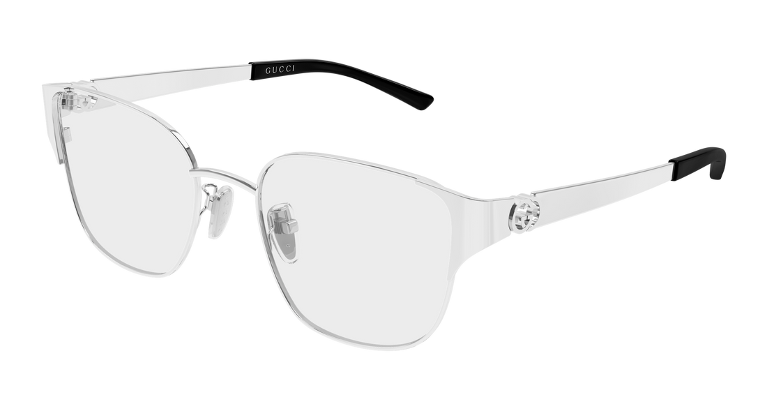 Lunettes de vue gucci gg2199ol 002 plateado geometrical/directional femenino taille 50mm - Vue principale