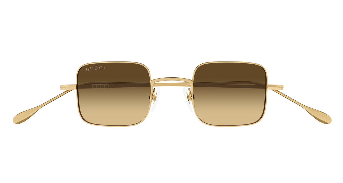 Sunglasses gucci gg1813s 009 dorado rectangular / squared unisex size 43mm - Detailed view