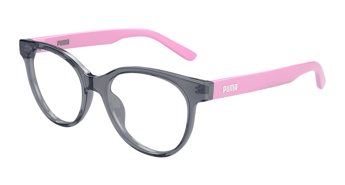 Occhiali da vista puma pj0090o 009 gris cat eye infantil taglia 50mm - Vista principale