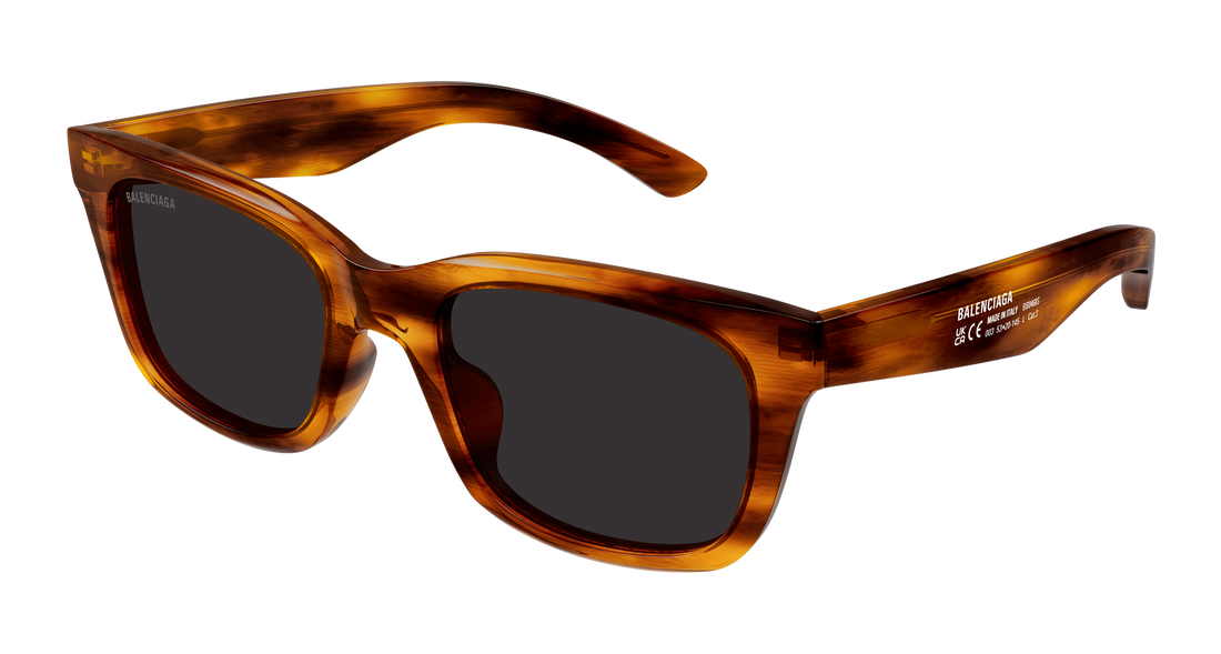 Occhiali da sole balenciaga bb0468s 003 marron rectangular / squared masculino taglia 53mm - Vista principale