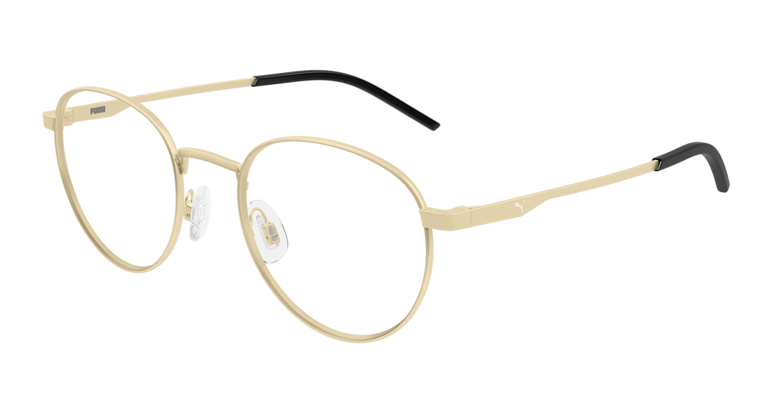 Occhiali da vista puma pu0533o 004 dorado round/oval/panthos masculino taglia 50mm - Vista principale