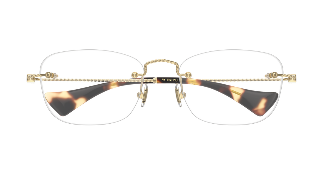 Brillen valentino vg0065o 002 dorado round/oval/panthos femenino größe 55mm - Detailansicht