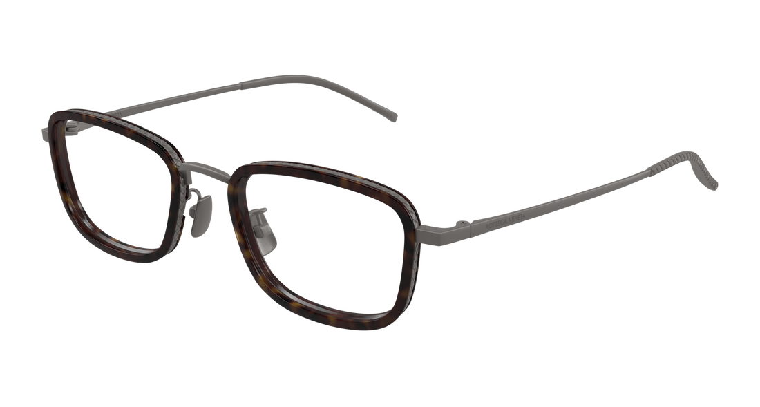 Prescription glasses bottega veneta bv1474oa 002 plateado rectangular / squared unisex size 53mm - Main view