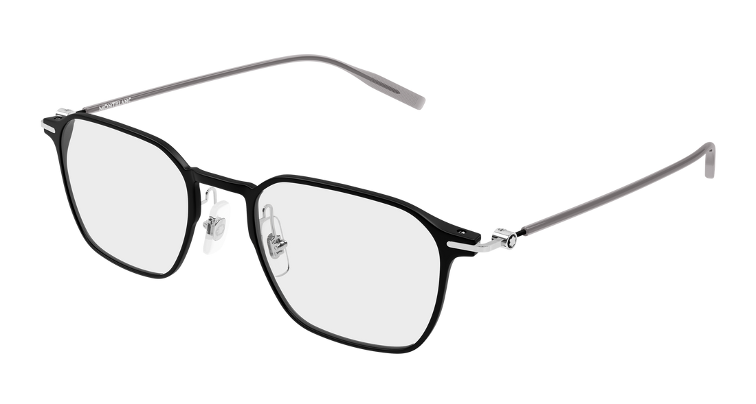 Brillen montblanc mb0504o 002 negro rectangular / squared masculino größe 51mm - Hauptansicht