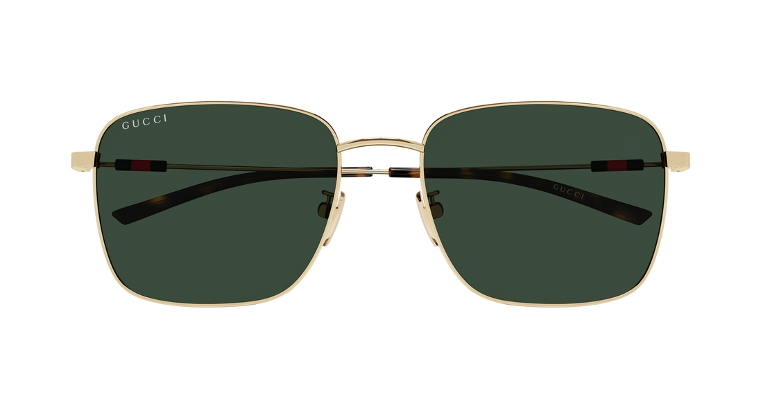 Sunglasses gucci gg2097sk 002 dorado rectangular / squared masculino size 58mm - Detailed view