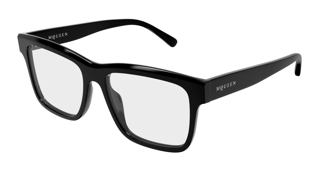 Brillen alexander mcqueen am0582o 001 negro rectangular / squared unisex größe 54mm - Hauptansicht