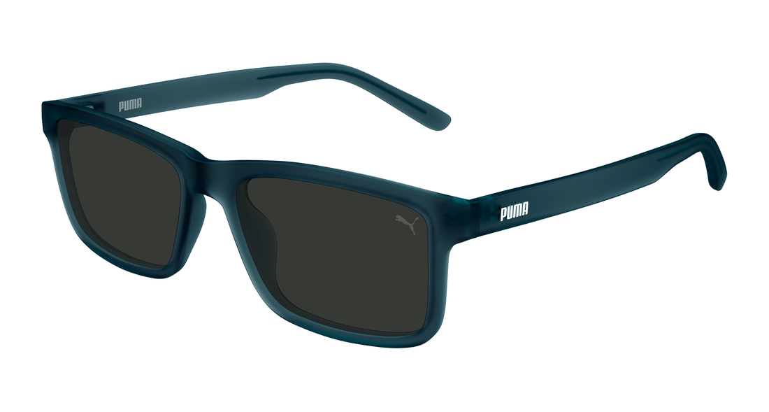 Lunettes de soleil puma pu0544s 003 azul rectangular / squared masculino taille 55mm - Vue principale