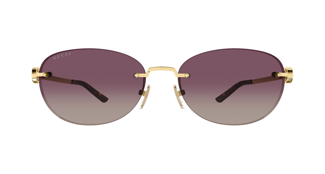 Sonnenbrillen gucci gg2230sa 003 dorado round/oval/panthos femenino größe 59mm - Detailansicht