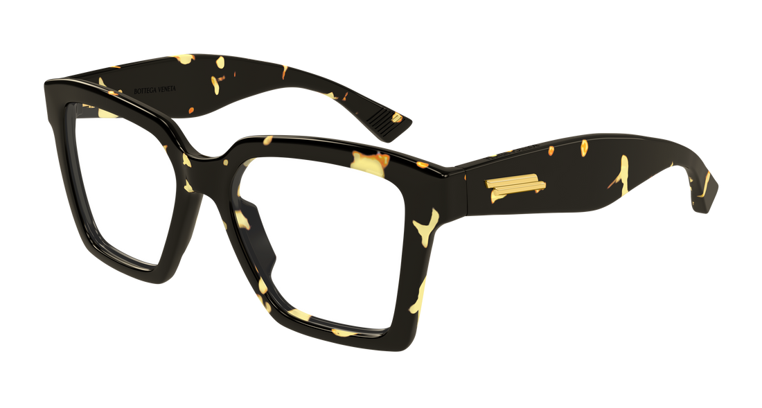Prescription glasses bottega veneta bv1458o 002 havana rectangular / squared femenino size 52mm - Main view
