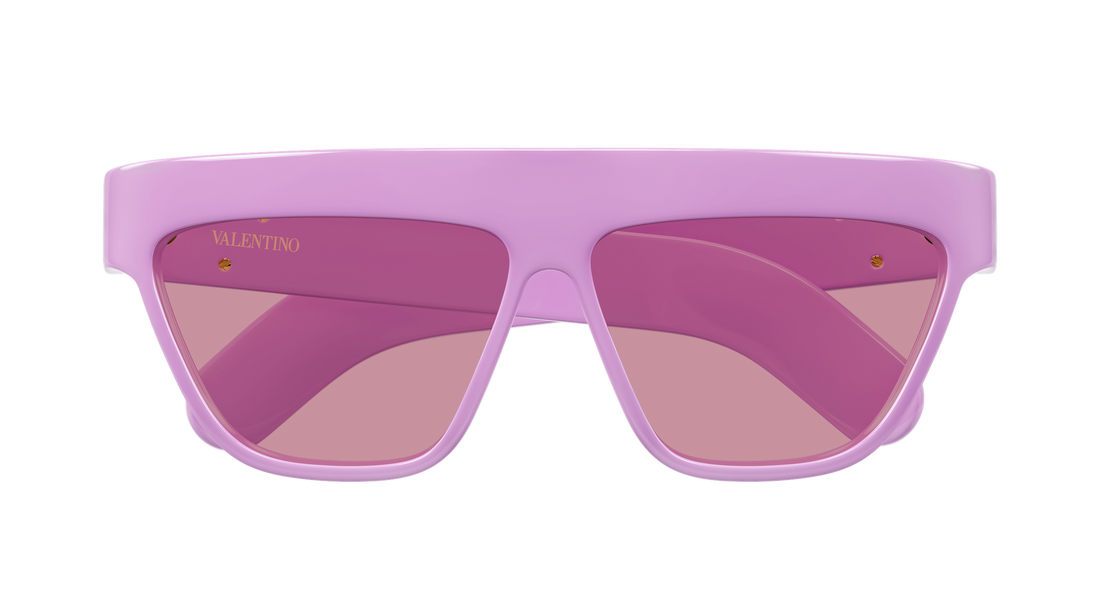 Sonnenbrillen valentino vg0068s 002 rosa geometrical/directional unisex größe 62mm - Detailansicht