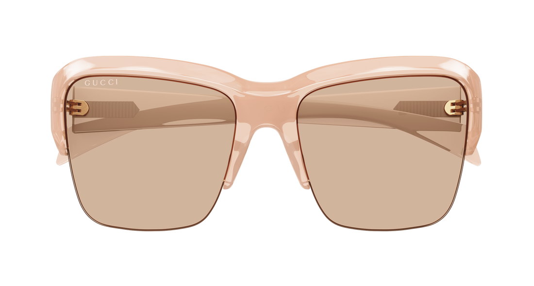 Sonnenbrillen gucci gg2024s 003 beige pilot/navigator femenino größe 57mm - Detailansicht