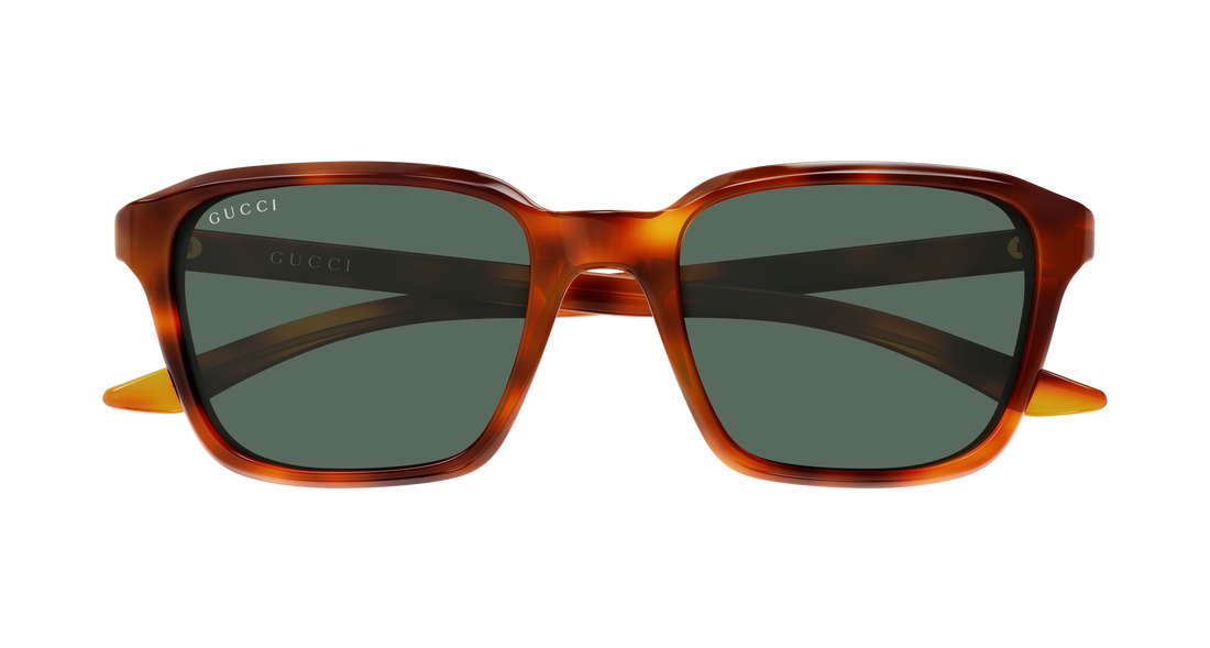 Occhiali da sole gucci gg2078s 005 havana rectangular / squared masculino taglia 52mm - Vista dettagliata