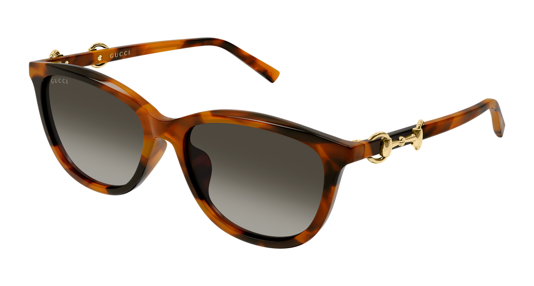 Sonnenbrillen gucci gg2220sk 002 havana round/oval/panthos femenino größe 56mm - Hauptansicht