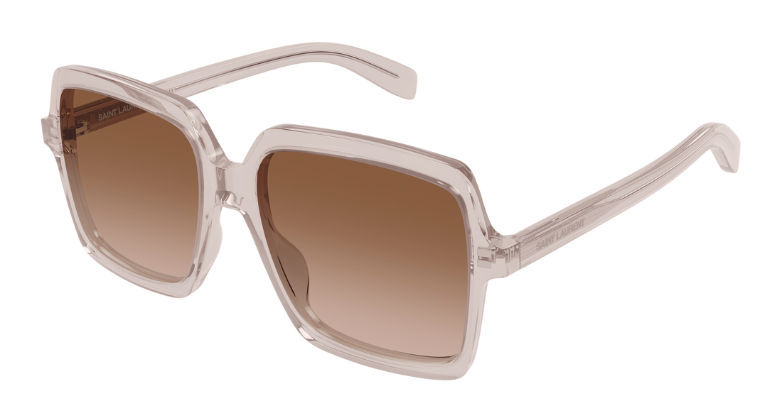 Sonnenbrillen saint laurent sl 174 006 beige rectangular / squared femenino größe 56mm - Hauptansicht
