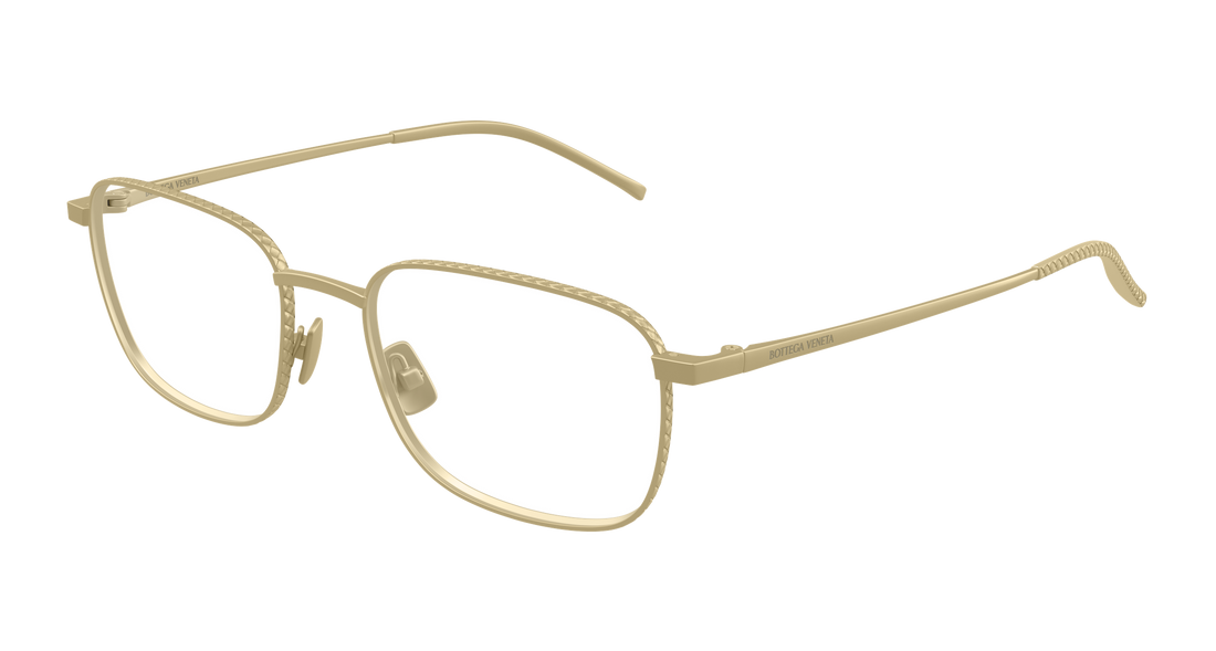 Prescription glasses bottega veneta bv1472o 006 bronce rectangular / squared masculino size 56mm - Main view
