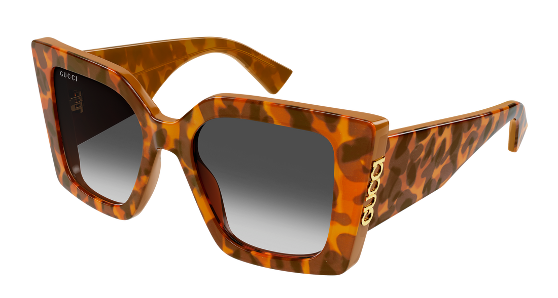 Occhiali da sole gucci gg2039s 004 havana butterfly femenino taglia 51mm - Vista principale