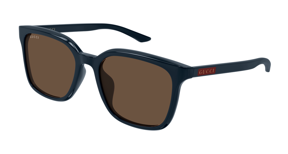 Sunglasses gucci gg2080sk 004 azul rectangular / squared masculino size 55mm - Main view