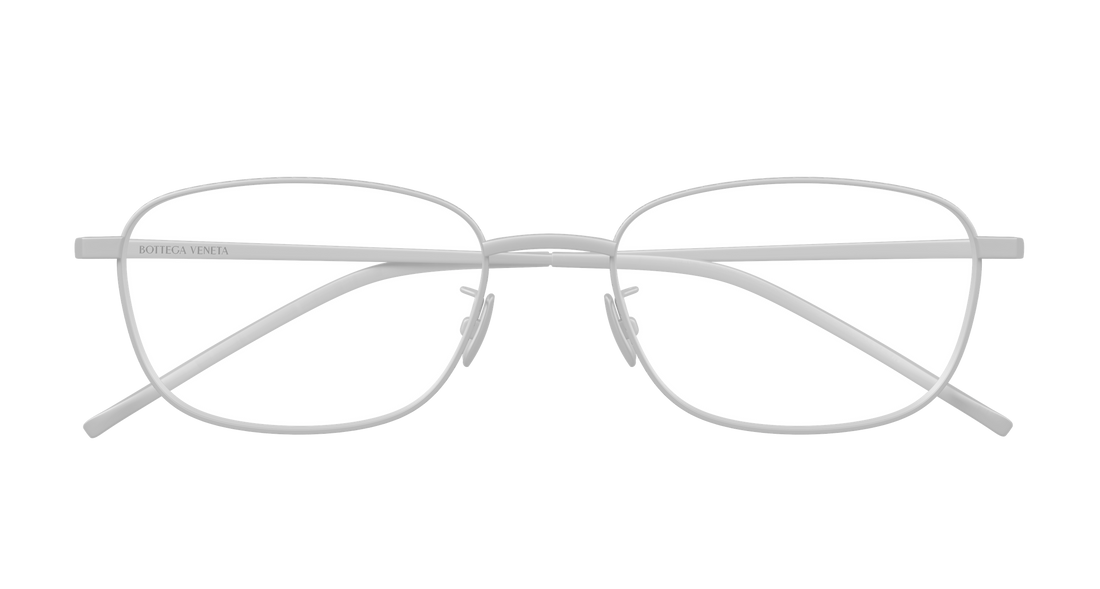Prescription glasses bottega veneta bv1473oa 002 plateado rectangular / squared unisex size 52mm - Detailed view