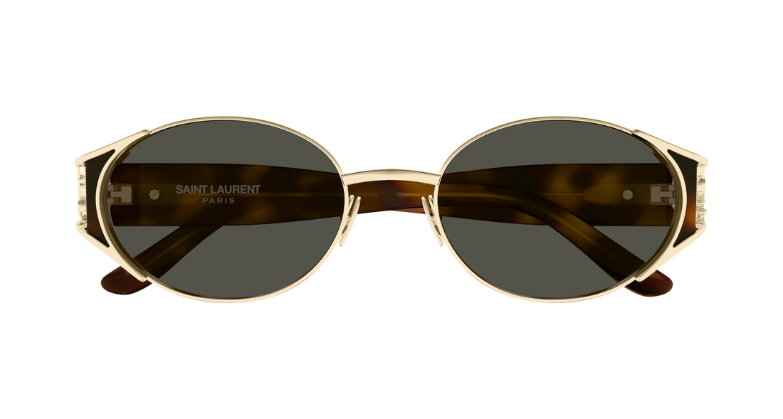Lunettes de soleil saint laurent sl m919 003 dorado round/oval/panthos femenino taille 55mm - Vue détaillée